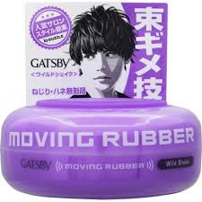 Gatsby Mandom Moving Rubber Hair Wax Wild Shake 80g