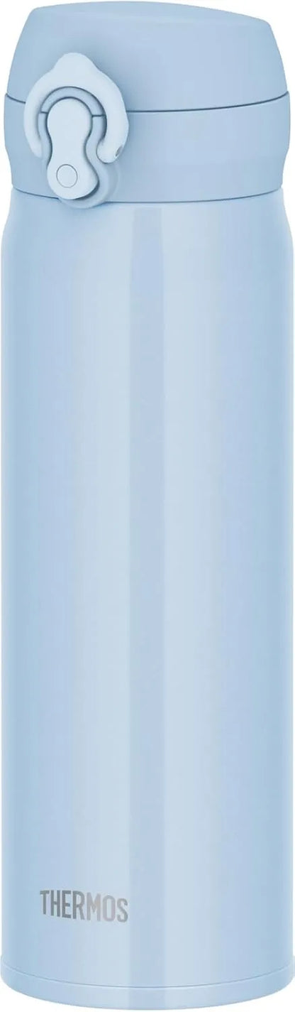 JNL-S600 SMPL Vacuum Insulated Thermos Water Bottle 20.3 fl oz Smoke Purple Thermos - Ice Blue 500ml
 - 4562344397377