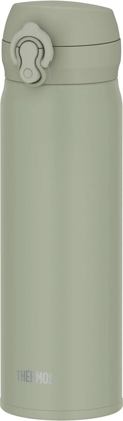 JNL-S600 SMPL Vacuum Insulated Thermos Water Bottle 20.3 fl oz Smoke Purple Thermos - Olive 500ml
 - 4562344397353