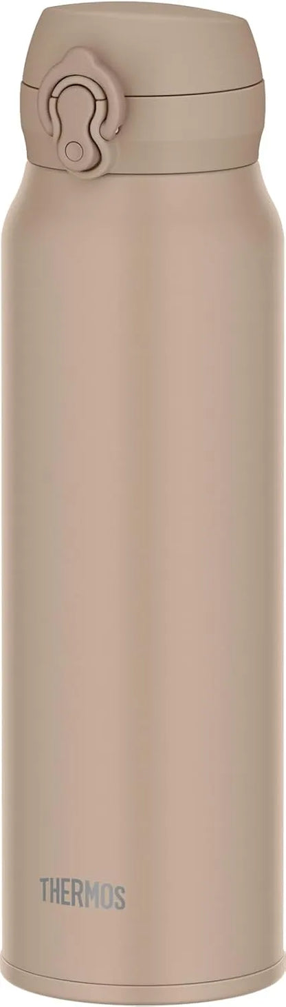 JNL-S600 SMPL Vacuum Insulated Thermos Water Bottle 20.3 fl oz Smoke Purple Thermos - Grey Beige 750ml
 - 4562344397445