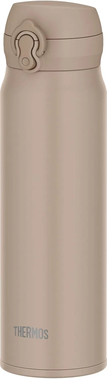 JNL-S600 SMPL Vacuum Insulated Thermos Water Bottle 20.3 fl oz Smoke Purple Thermos - Grey Beige 600ml
 - 4562344397407
