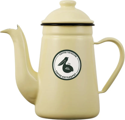 Kalita Carita Kalita Drip Pot Kettle Coffee Maker Yakan Server - Yellow
 - 4901369523116