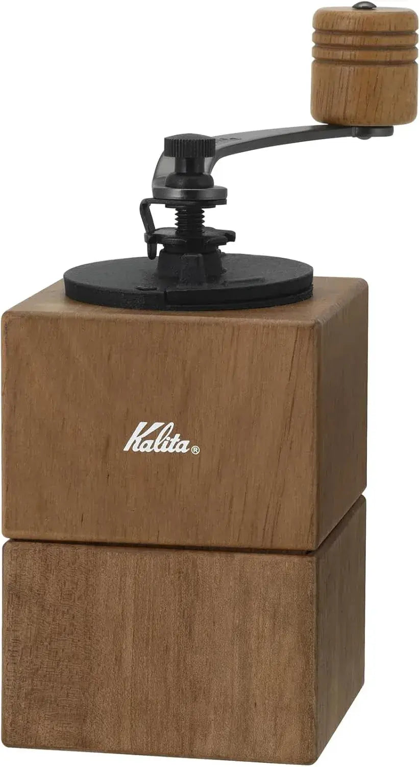 Kalita Coffee Mill Hand Grinder - Cubic Mill Brown - 4901369422112