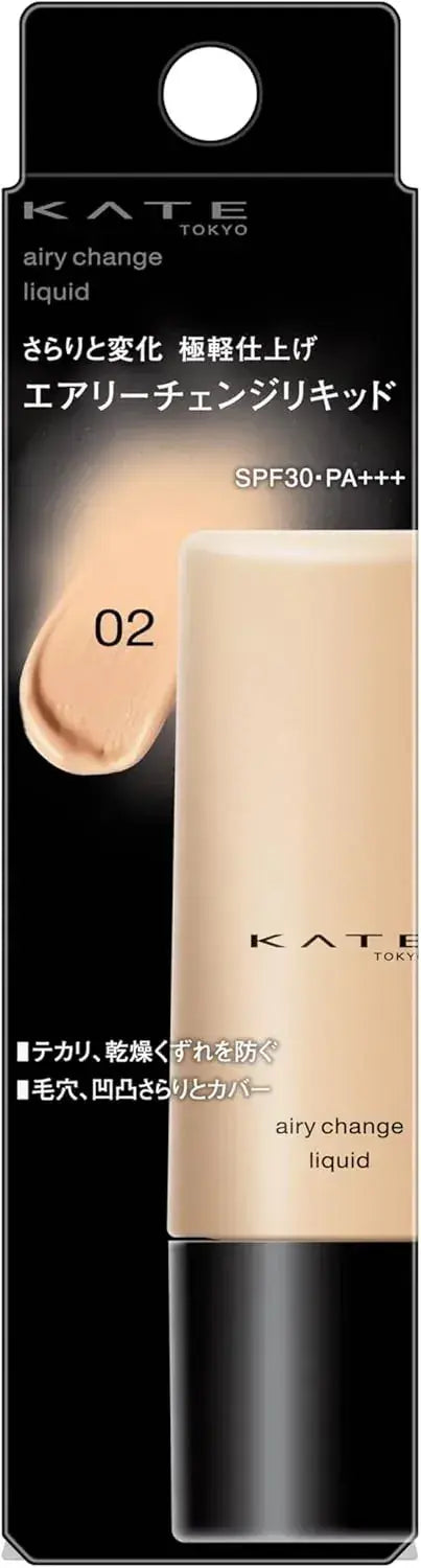 Kate Airy Change Liquid Bright Skin Foundation Smooth Finish - 3 Beige
 - 4973167038727