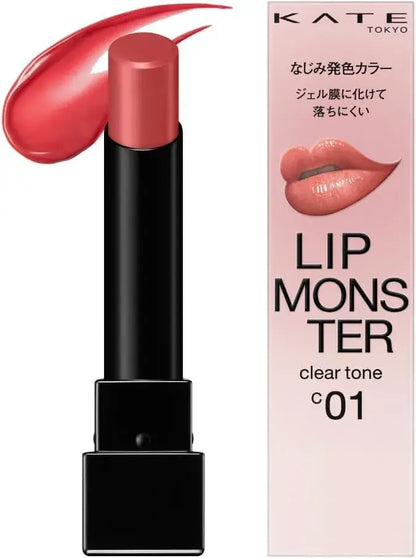 Kate Lip Monster Clear Tone Natural Finish Long Lasting Gel Membrane - C01 - 4973167556078