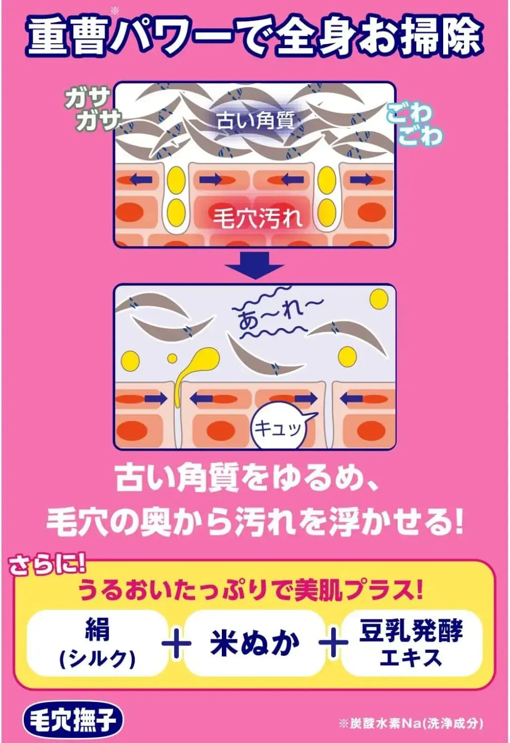 Keana Nadeshiko Pore Nadeshiko Baking Soda Exfoliating Bath Salt