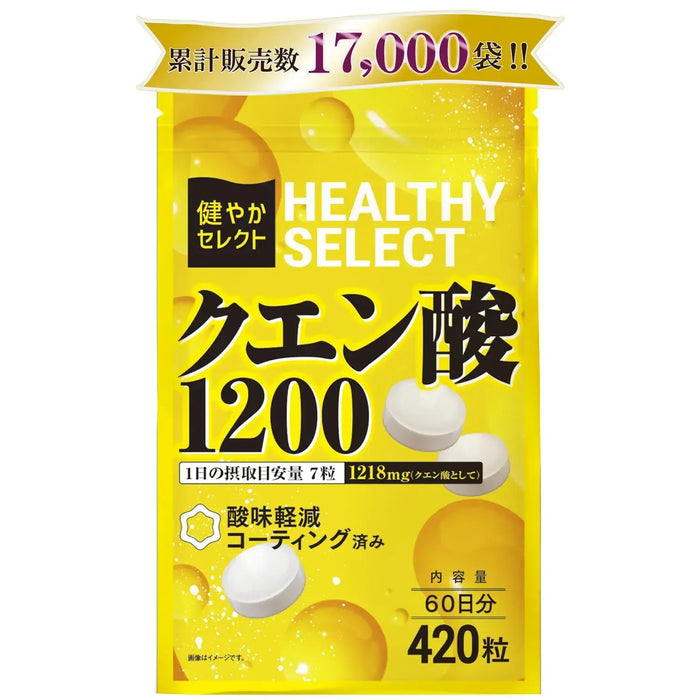 Kenkoka Select Citric Acid Supplement 420 Tablets 60 Days
