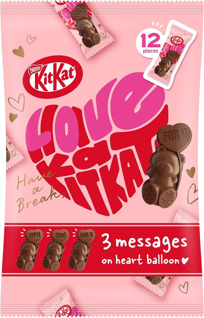 Kit Kat Japan Heart Full Bear Share Bag 12 Pieces Chocolate Snack