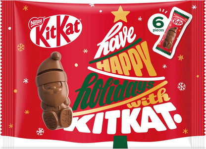 KitKat Holiday Santa Chocolate 6 Pack Seasonal Treats