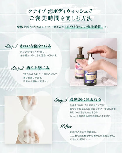 Kneipp Foam Body Wash Super Mint Scent Refreshing Cleanser 15.9 oz Kneipp