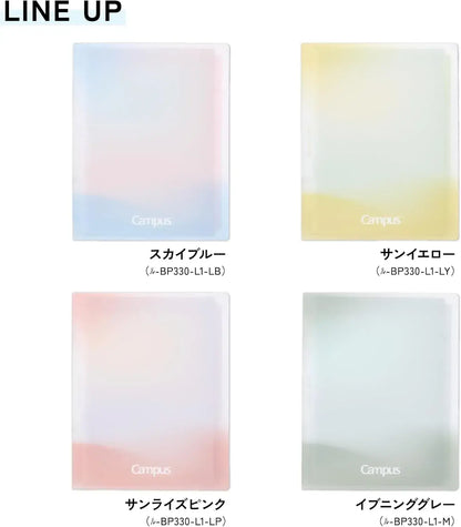 Kokuyo Campus Pop Open in Seconds Binder Positive & Relax B5