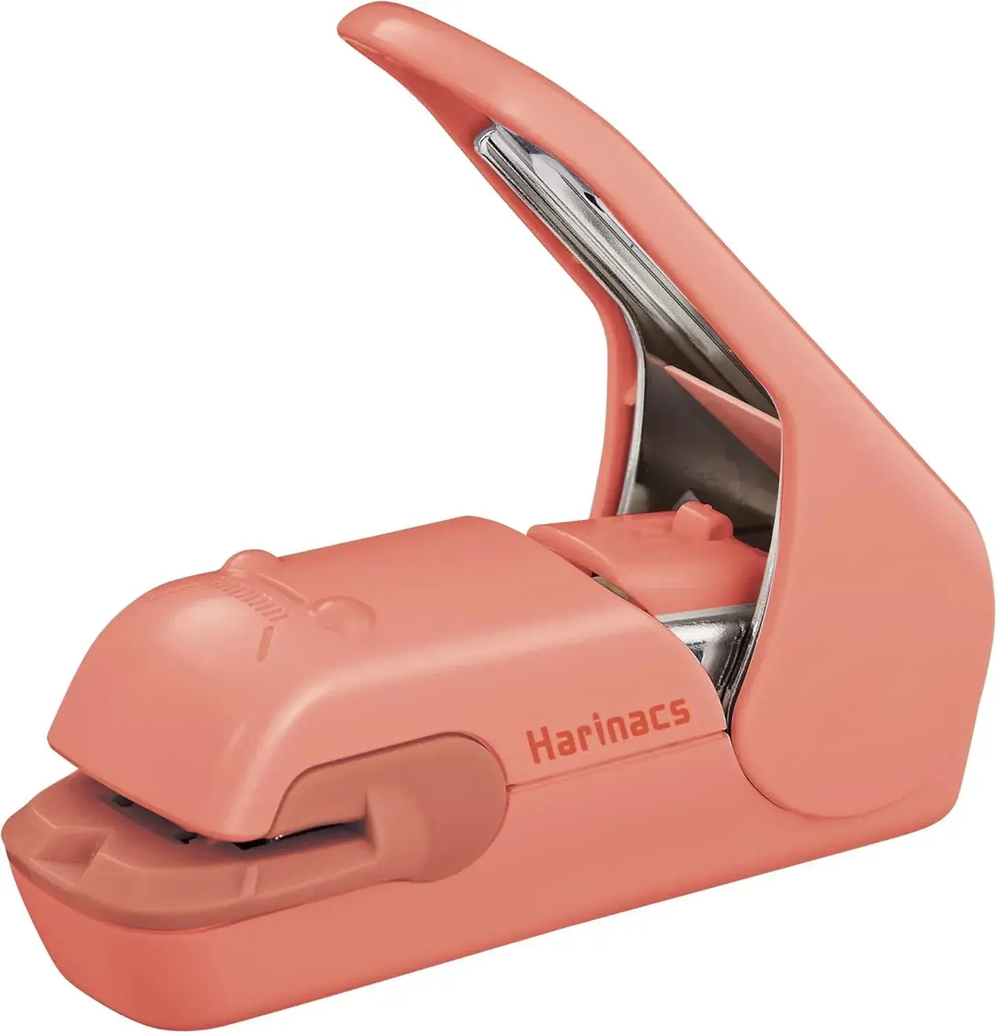 Kokuyo Harinax Press No Holes Stapler - 1 Pc Salmon Pink - 4901480396774