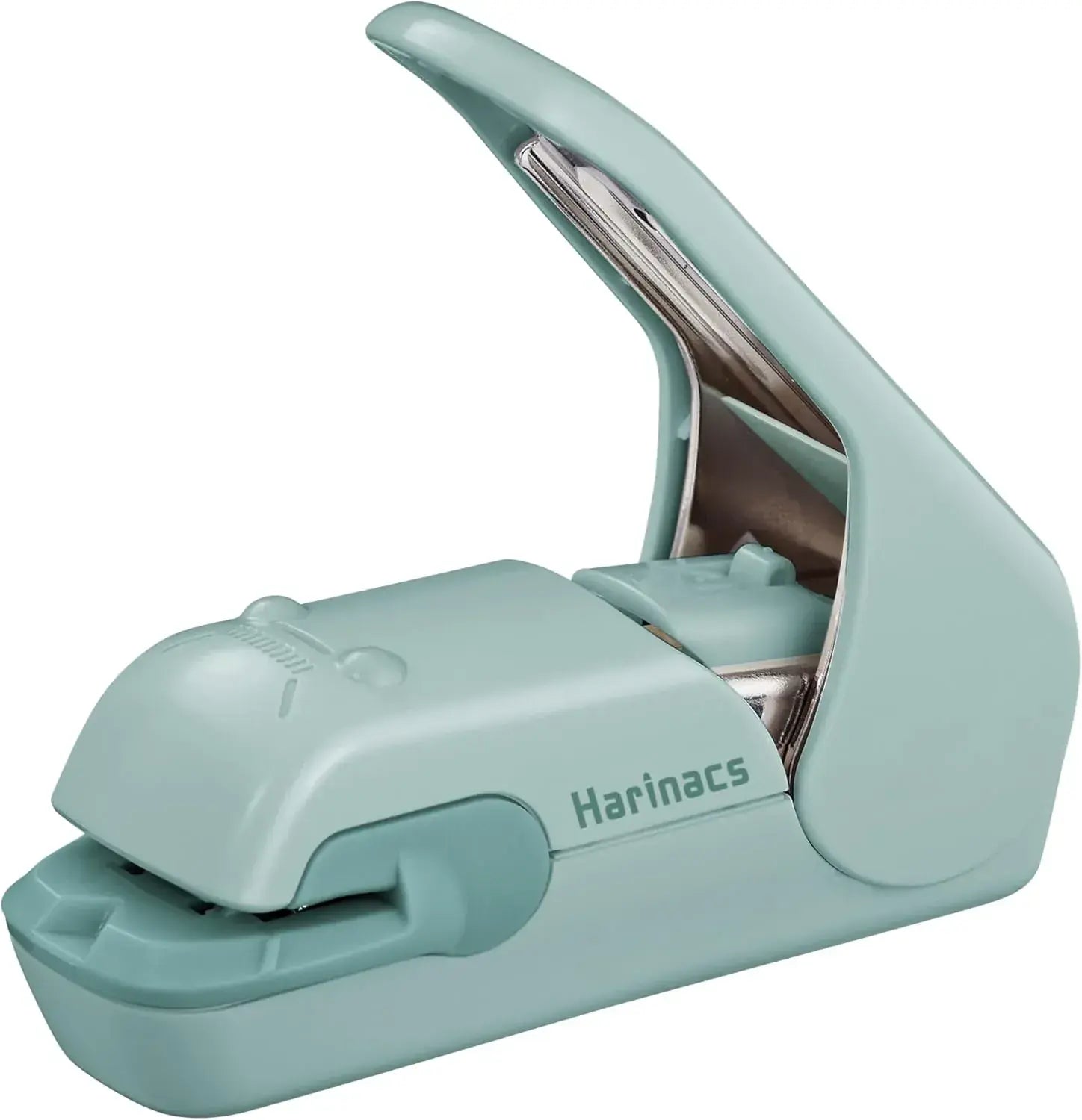 Kokuyo Harinax Press No Holes Stapler - Blue Green 1 Pc - 4901480396781