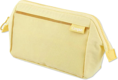 Kokuyo Large Capacity Pencil Case Tool Pen Organizer Kabako - Yellow - 4901480436081