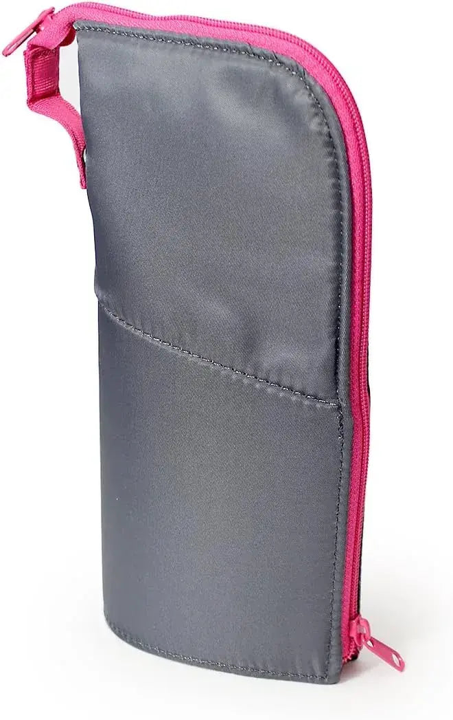 Kokuyo Neo Critz Slim Standing Pencil Case Pen Holder - Large Size Dark Grey - 4901480323305