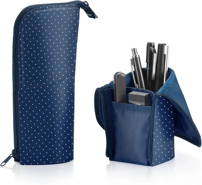 Kokuyo Neo Critz Slim Standing Pencil Case Pen Holder - 2 Solid - 4901480323374