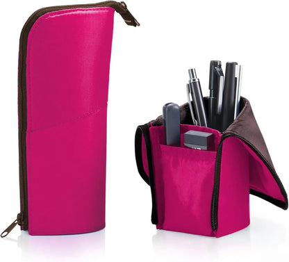 Kokuyo Neo Critz Slim Standing Pencil Case Pen Holder - Regular, 3 Solid - 4901480323350