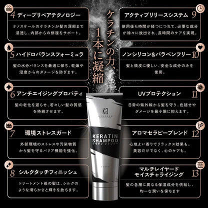 Kyogoku Keratin Shampoo Organic Natural Non Silicone