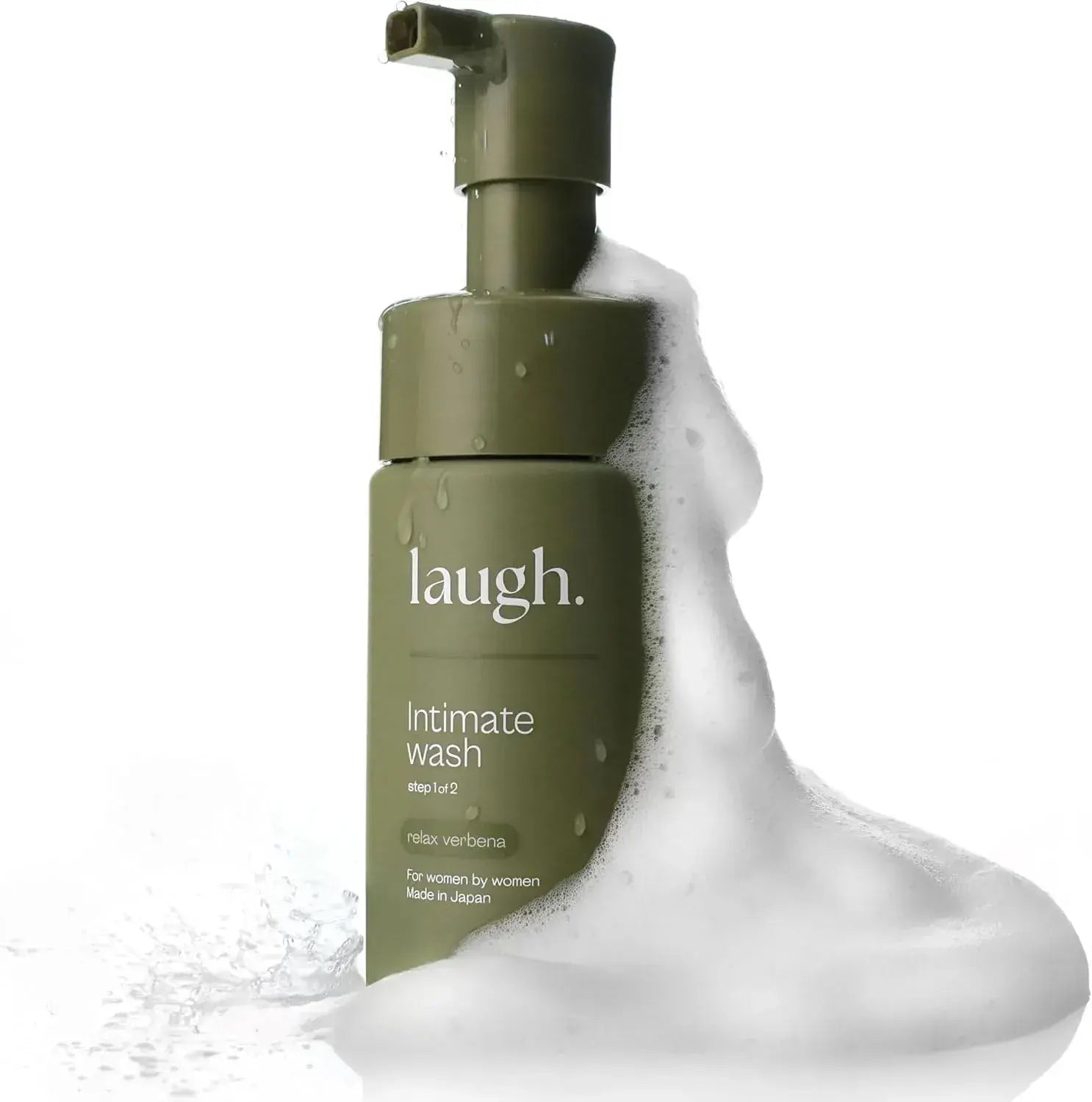 Laugh Intimate Wash Delicate Zone Care Soap Foam Weak Acidic - Relax Verbena - 4573694003900