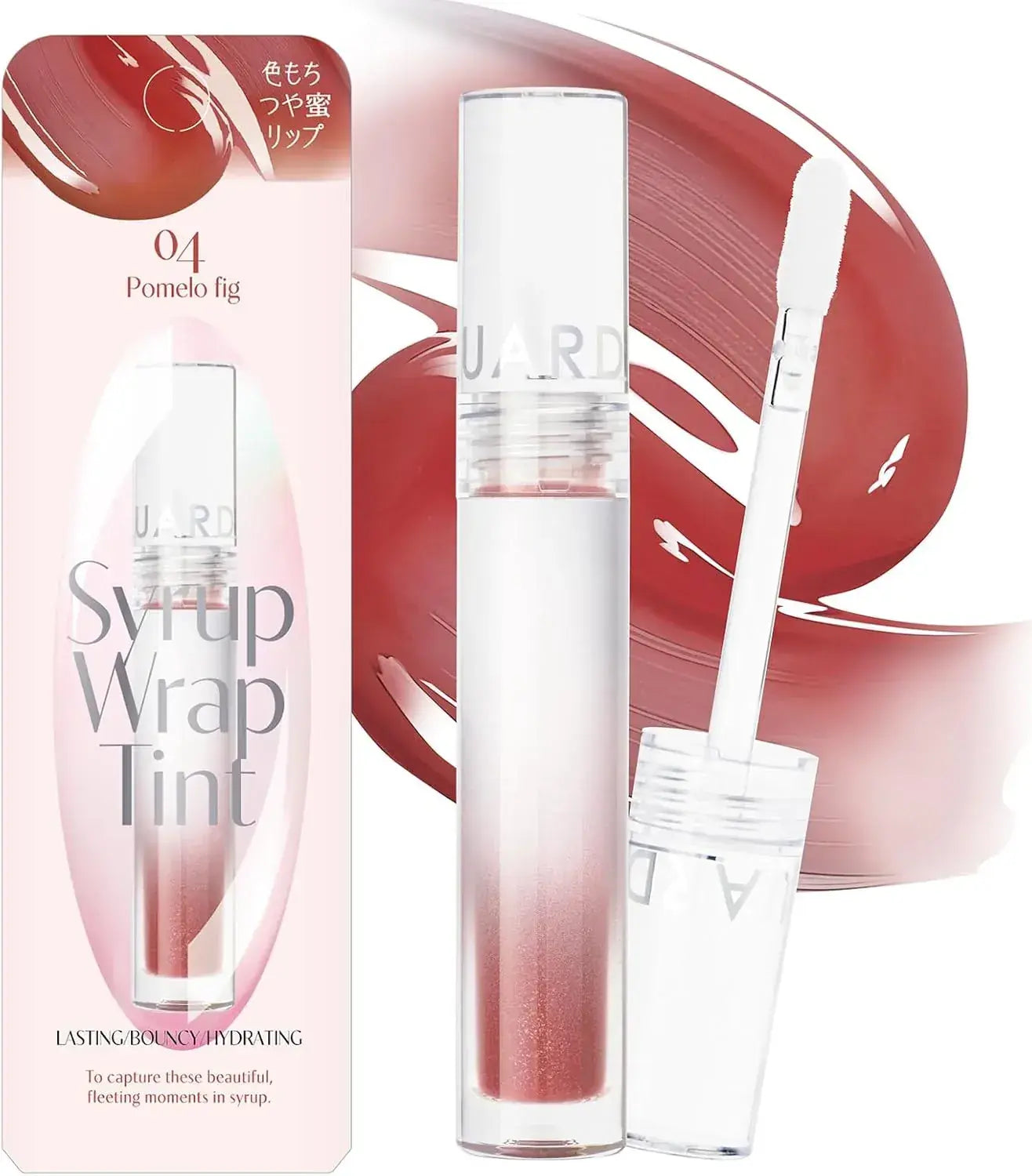 Lip Guardian Lip Tint Glossy Lip Glitter Unscented - 04 Pomero - 4970061001048