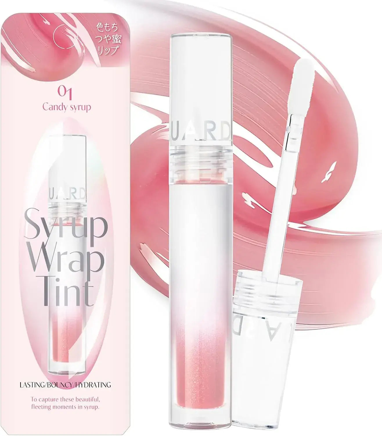 Lip Guardian Lip Tint Glossy Lip Glitter Unscented - 01 Candy Syrup - 4970061001017