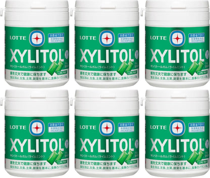 Lotte Xylitol Gum Fresh Mint Chewing Gum - Lime Mint
 - 4974062085496