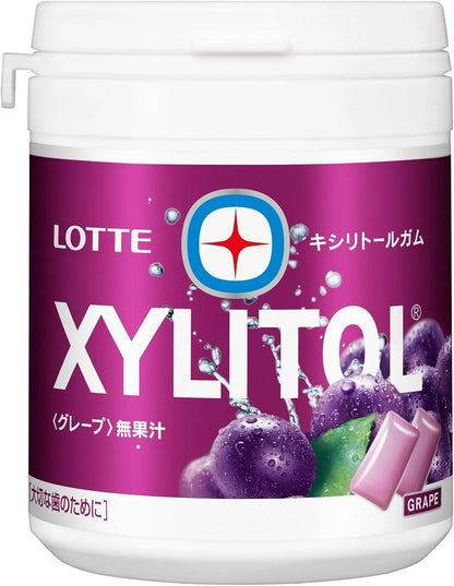 Lotte Xylitol Gum Fresh Mint Chewing Gum - Grape
 - 4903333240036
