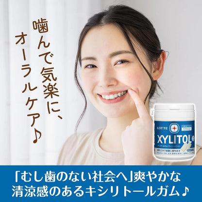 Lotte Xylitol Gum Fresh Mint Chewing Gum