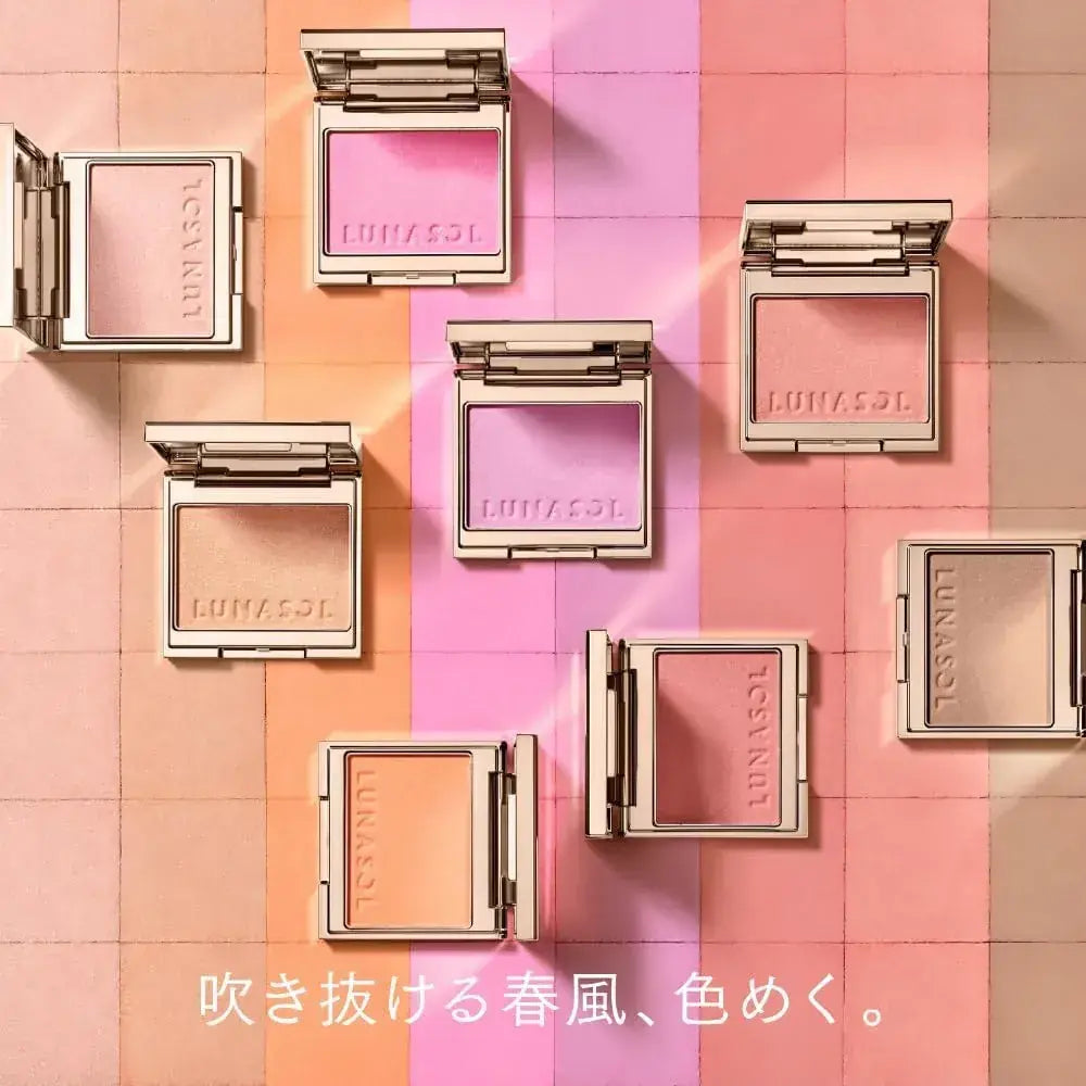 Lunasol Coloring Breeze Cheek Makeup Enhances Skin Beauty