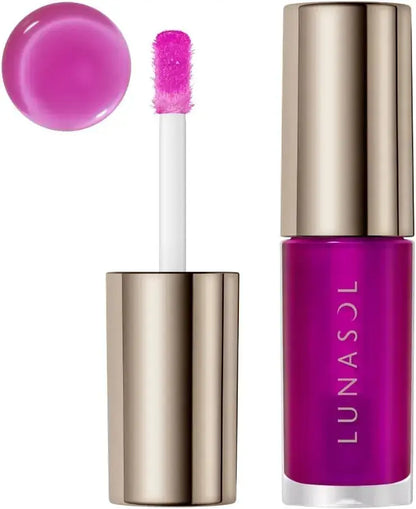 Lunasol Deui Reflect Lip Oil 01 Plum Glossy Smooth Juicy Lips