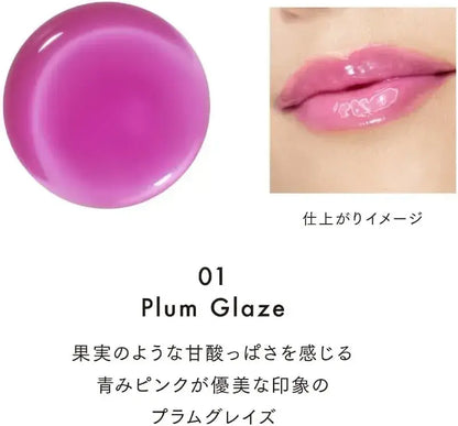 Lunasol Deui Reflect Lip Oil 01 Plum Glossy Smooth Juicy Lips