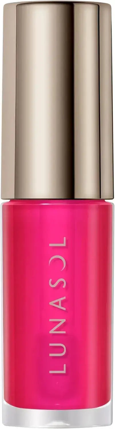 Lunasol Deui Reflect Lip Oil 02 Glossy Vibrant Fuchsia Pink