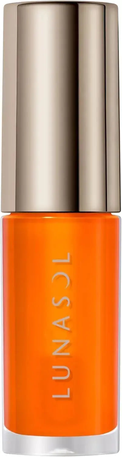 Lunasol Deui Reflect Lip Oil 04 Honey Orange Glossy Smooth Lips
