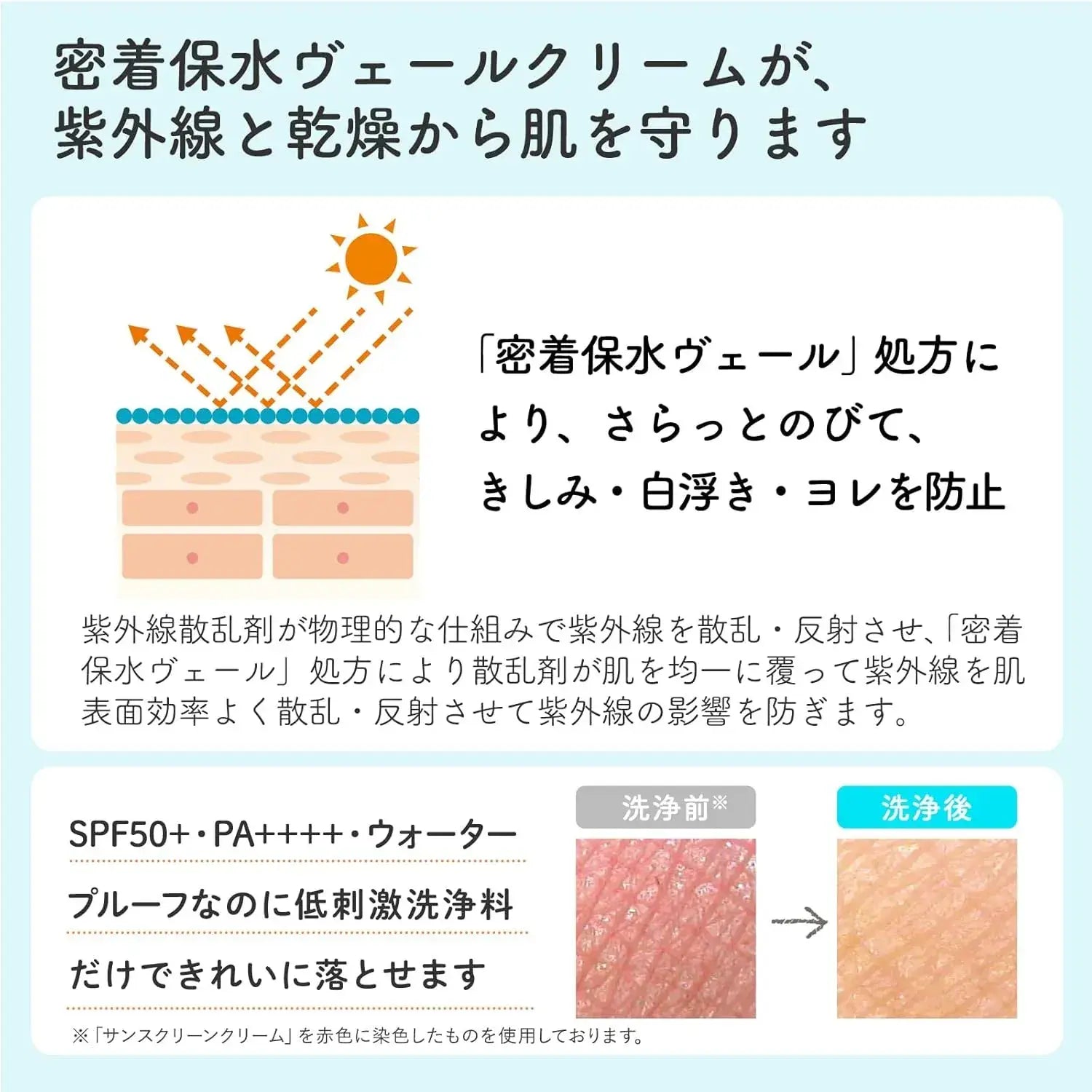 Mama & Kids Sunscreen Cream Low Irritation SPF50 Waterproof
