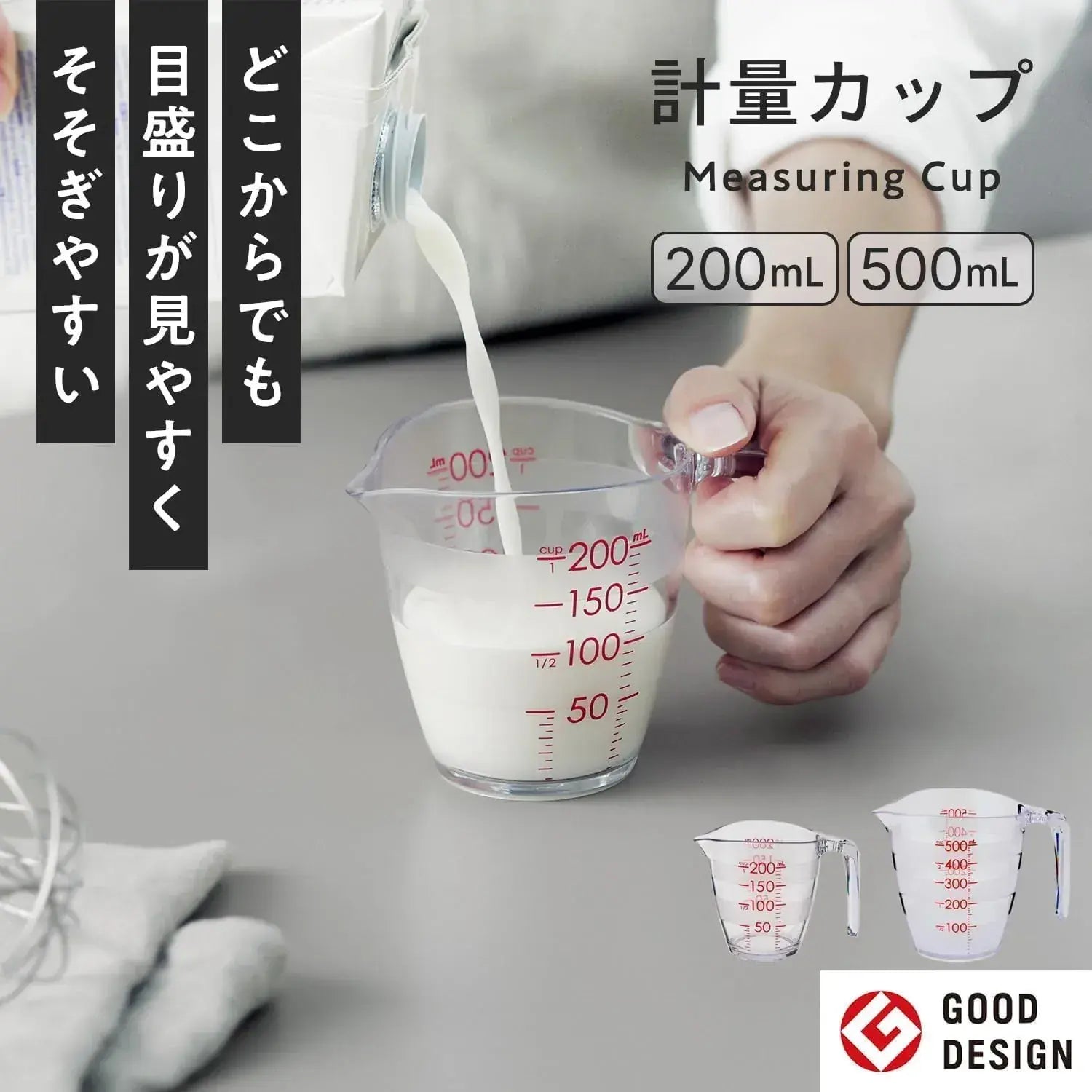 Marna Easy-to-Read Measuring Cup Microwave & Dishwasher Safe