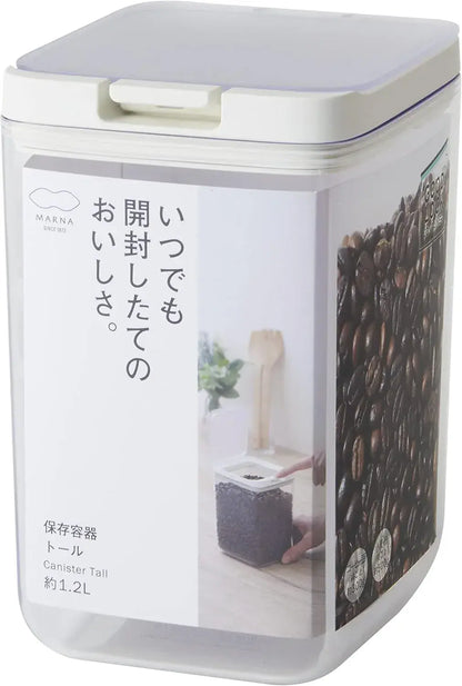 Marna Plastic Kitchen Storage Container Moisture Resistant - Clear Tall - 4976404276319