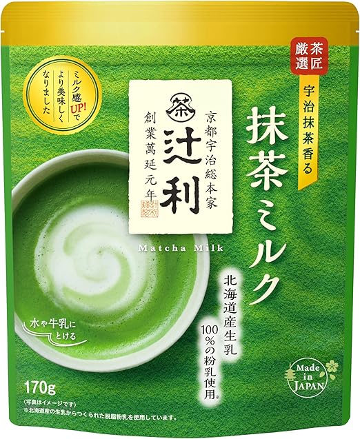 片岡物産 辻利 抹茶ミルク やわらか風味 190g - ミルク抹茶パウダー
