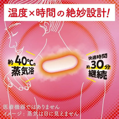Megurhythm Steam Circulation Neck Sheet Good Night Unscented