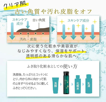 Meiko Cosmetics Wiping Lotion Skin Freshener Collagen Seaweed