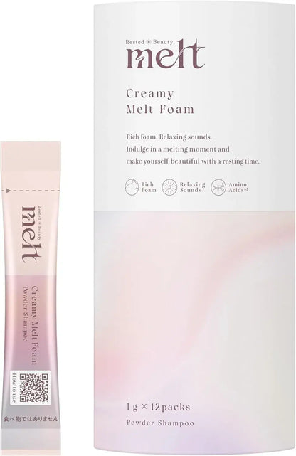 Melt Creamy Melt Foam Carbonated Powder 1g x 12 Packs Head Spa