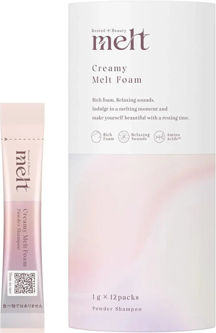 Melt Creamy Melt Foam Carbonated Powder 1g x 12 Packs Head Spa