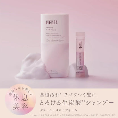 Melt Creamy Melt Foam with Carbonated Powder 6 Pack Geranium Muguet