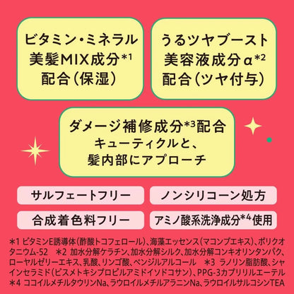 Mememe Moist Boost Shampoo with Red Kiwi and Freesia Scent