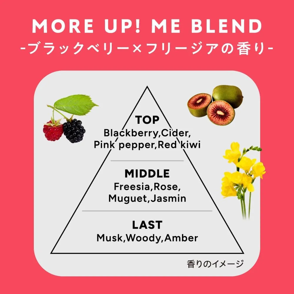 Mememe Tsuyameki Effect Gel 1.1oz Blackberry Freesia Scent