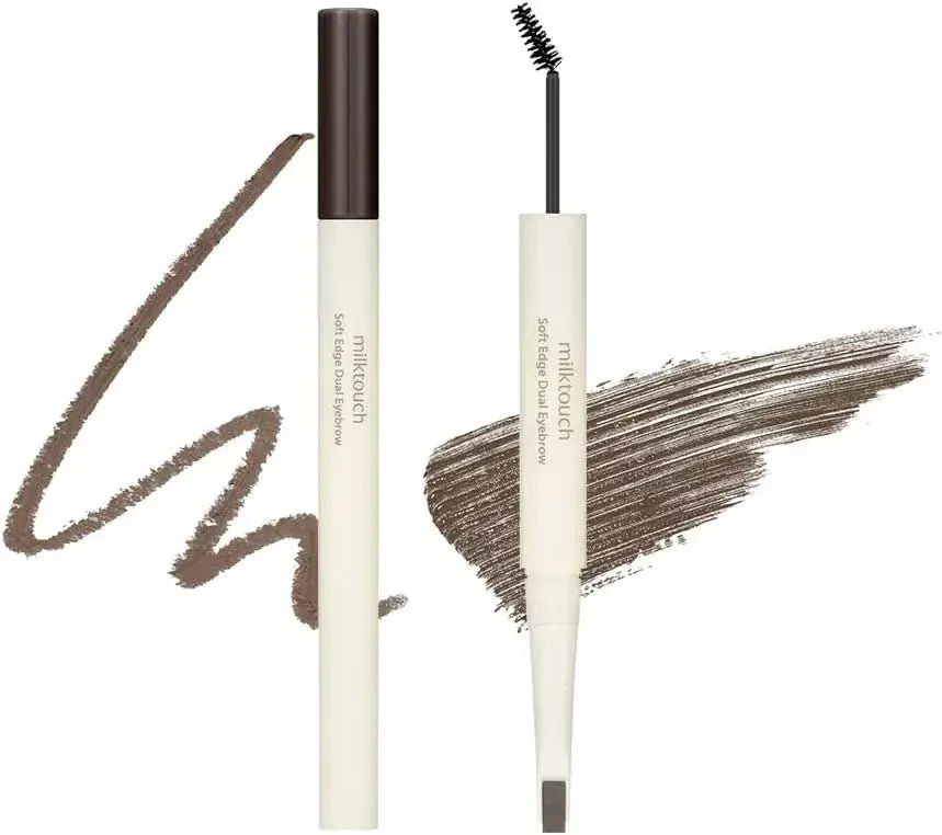 Milktouch Soft Edge Dual Eyebrow - 01 Ash Gray - 8800344077766