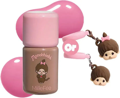 MilleFee Shake Drop Cheek Liquid Soft Sponge Brush - M06 Monchichi Transparent Filter - 4580805230124