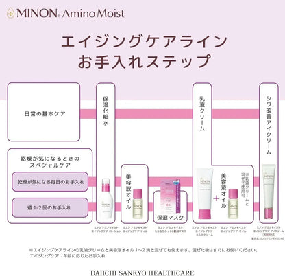 Minon Amino Moist Aging Care Milk Cream 100g for Sensitive Skin