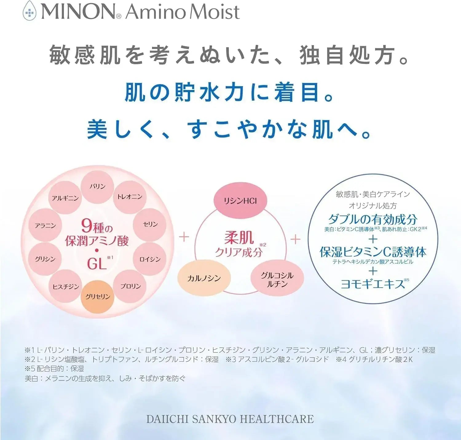 Minon Amino Moist Brightening Essence 30g for Sensitive Skin