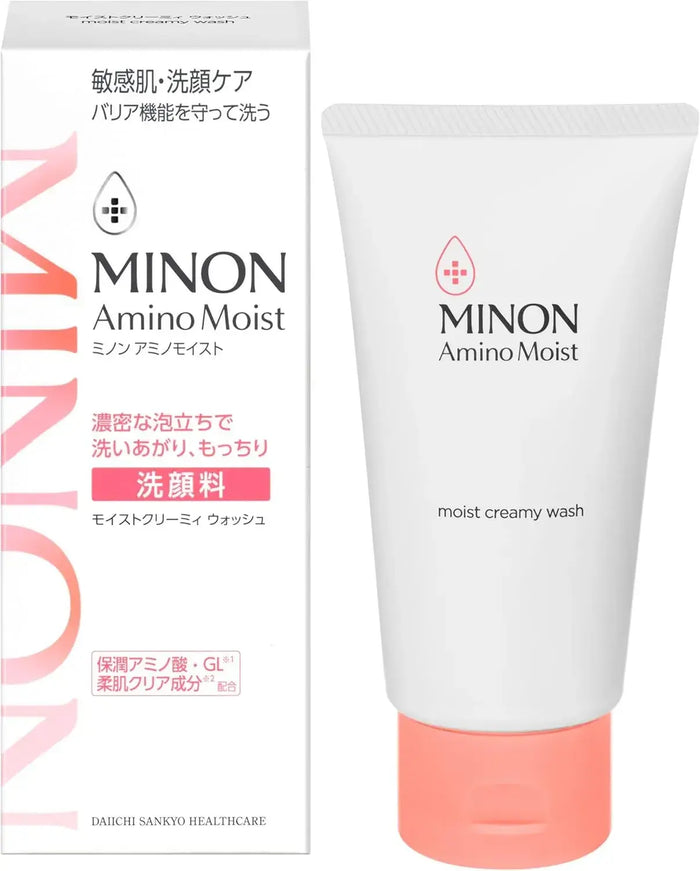 Minon Amino Moist Creamy Wash 100g Sensitive Skin Hypoallergenic