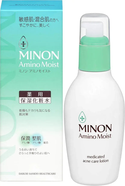 Minon Amino Moist Medicated Acne Care Lotion Sensitive Skin